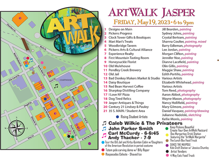 May 2023 ArtWalk Map
