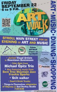 Art Walk September 2023 poster