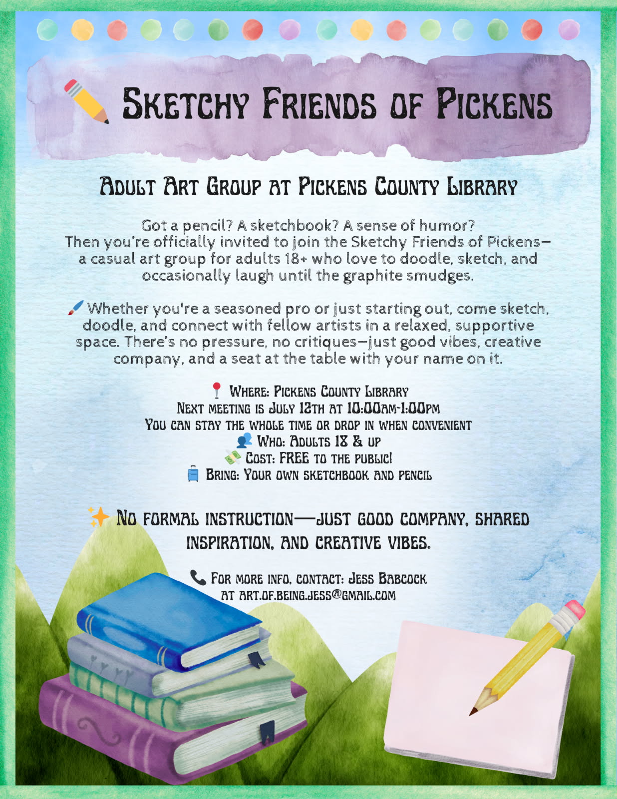 invitation to drawing group
