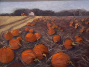 Fall Art Acrylic Painting Carol Cosgrove